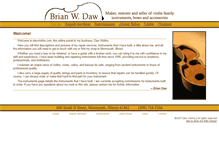 Tablet Screenshot of dawviolins.com